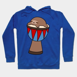 Little Sloth and Djembe Hoodie